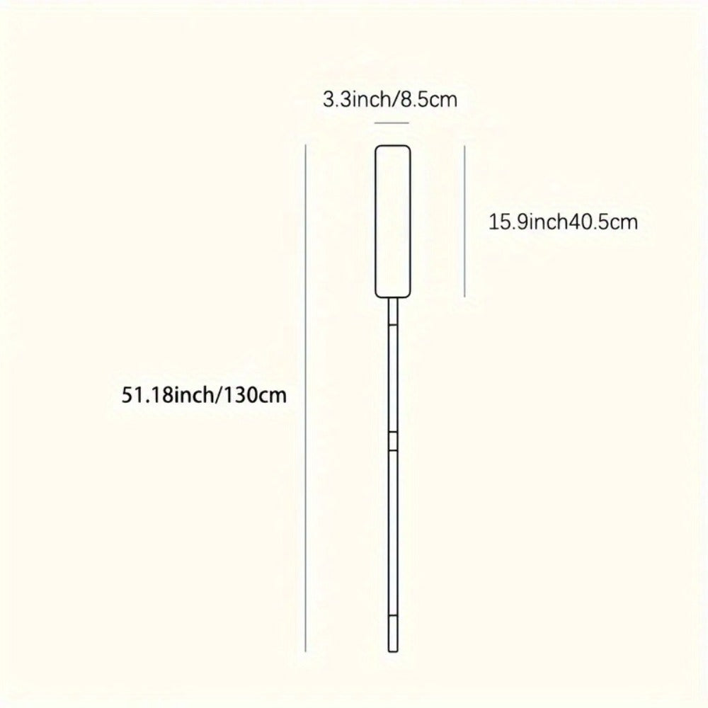 Dust Removal Brush Set of 6 with 5 Interchangeable Heads Washable Under Bed Furniture Sofa Floor Cleaning Brush Kit Soft Durable Extendable Gap Duster for Home