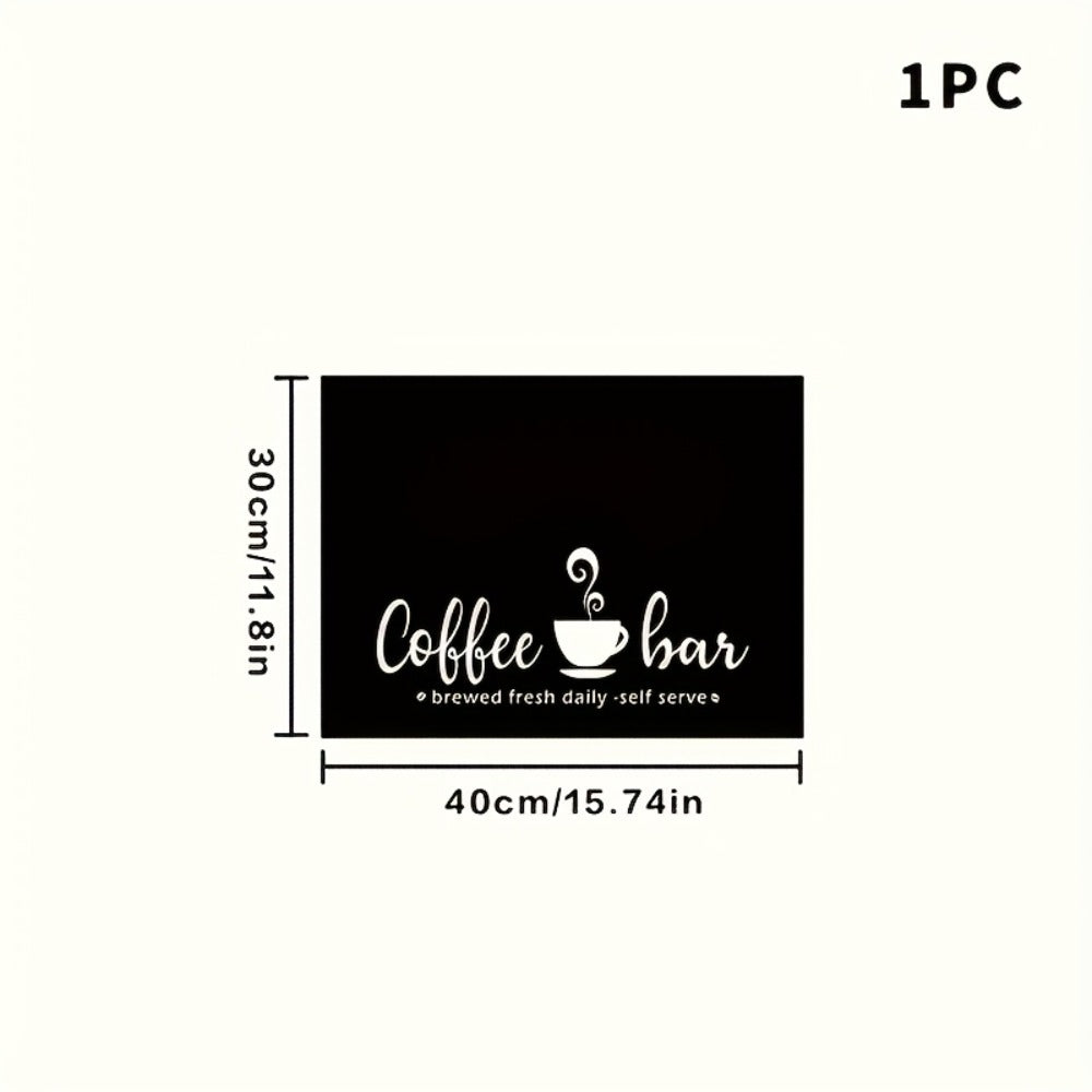 Coffee Machine Mat Absorbent Dish Drying Mat Bohemian Coffee Bar Mat for Kitchen Countertop Coffee Station Accessories Placemat Decor
