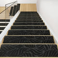 Non-Slip Stair Treads 15pcs 8¡±x30¡± Self-Adhesive Carpet Pads for Wooden Steps ¨C Washable Polyester Indoor Stair Mats for Safety, Anti-Slip Step Covers in Multiple Colors