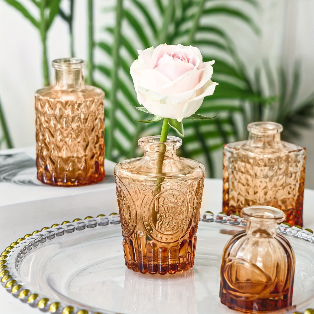 Mini Bud Vases 36pcs ¨C Clear Small Flower Vases for Wedding Centerpieces Birthday Party Anniversary Home Table Decoration
