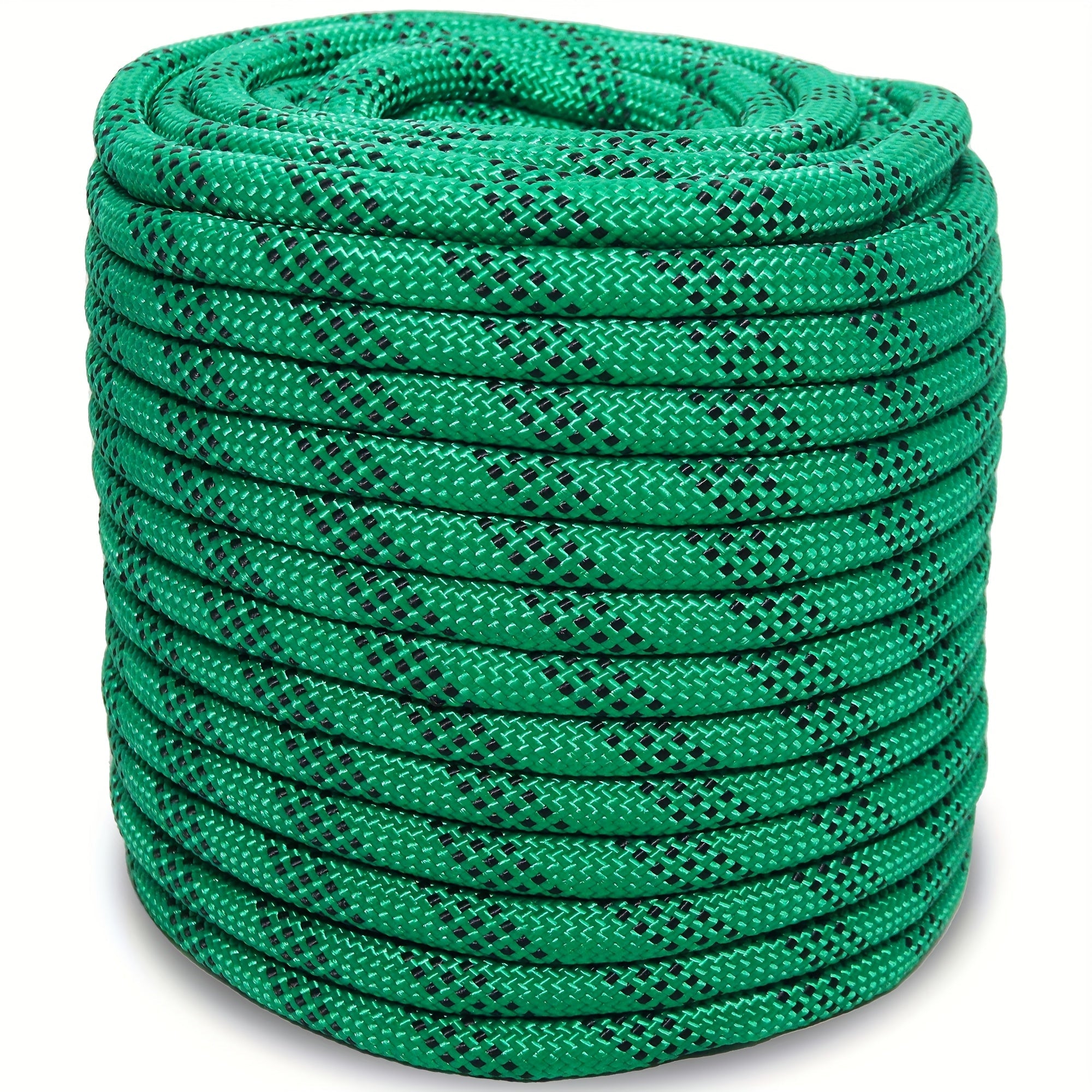 Double Braided Nylon Rope 1/2 Inch Heavy Duty Polyester ¨C 100ft 150ft 200ft Multi-Color for Anchoring Towing Cargo Sailing Dock Lines & Outdoor Use