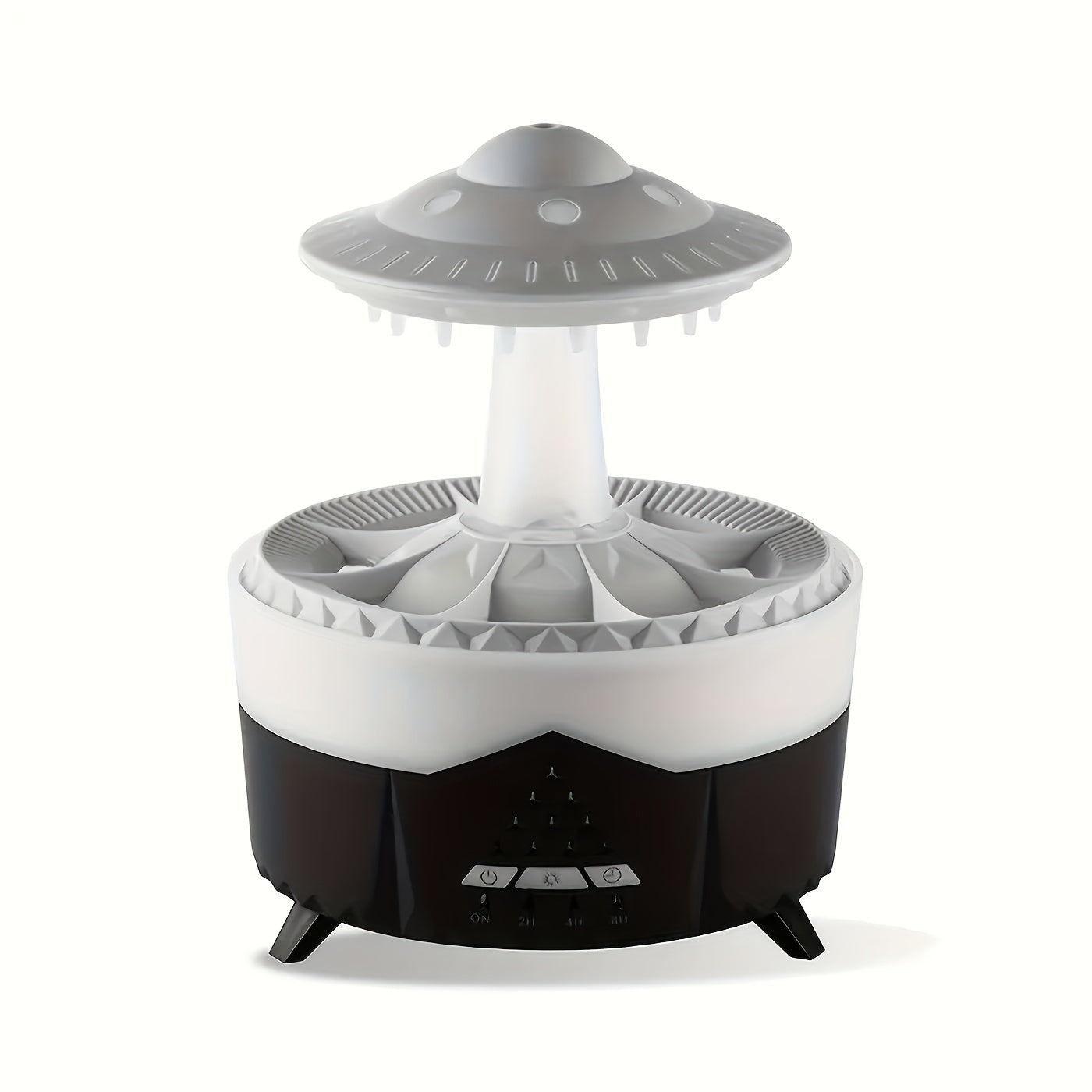 Large Capacity Aroma Diffuser & Humidifier | Intelligent Spray Atomizer with Water Drop Design for Home, Hotel, Restaurant & Office | Cool Mist Air Freshener Scent Diffuser White & Black