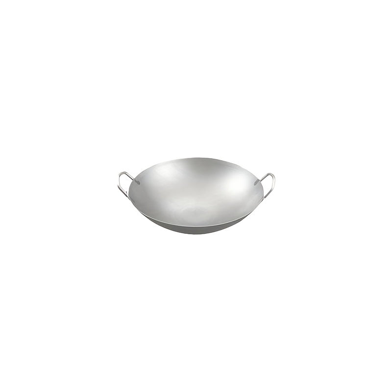 Stainless Steel Wok & Frying Pan ¨C Non-Stick Cooking Surface, Ergonomic Handle, Compatible with Gas, Induction & Electric Stovetops, Extra Thick & Deep, Easy to Clean