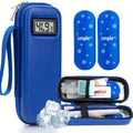Insulin Cooler Travel Case with Temperature Display ¨C Portable Diabetic Medication Bag with 2 TSA Approved Ice Packs for Insulin Pens, Vials & Diabetic Supplies, Keeps Insulin Cold Up to 12 Hours