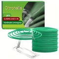 Citronella Incense Coils 48pcs with Holder ¨C Lemongrass Mosquito Repellent for Outdoor Patio Pool Porch Deck Camping Hiking