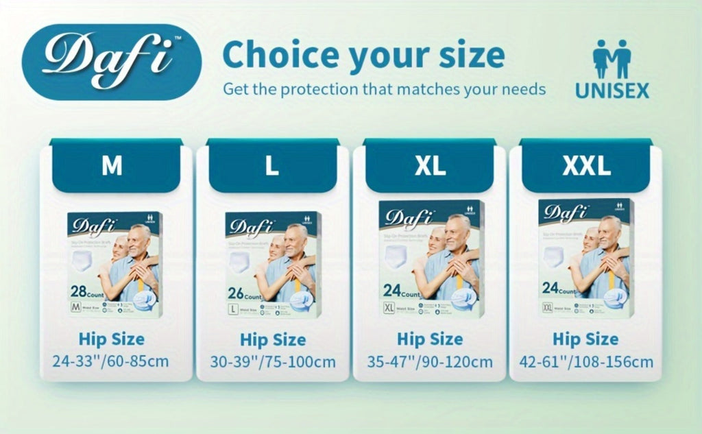 Adult Incontinence Underwear for Women Men Disposable Pull Up Briefs Overnight Bladder Control Maximum Absorbency M L XL 2XL 24 26 28 Count