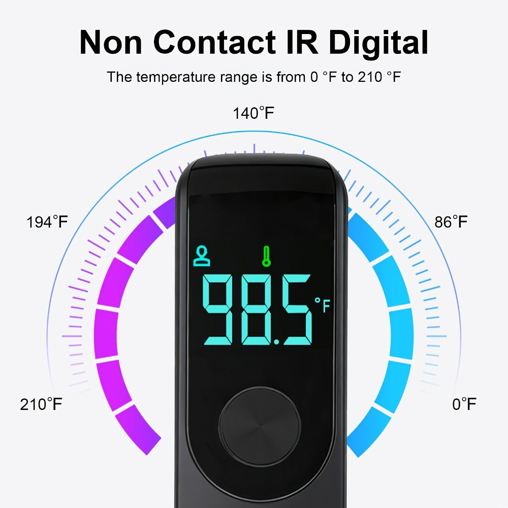 Infrared Forehead Thermometer No-Touch Digital Thermometer for Adults Kids Baby with Fever Alert Fast Accurate Temperature Reading Object & Room Mode
