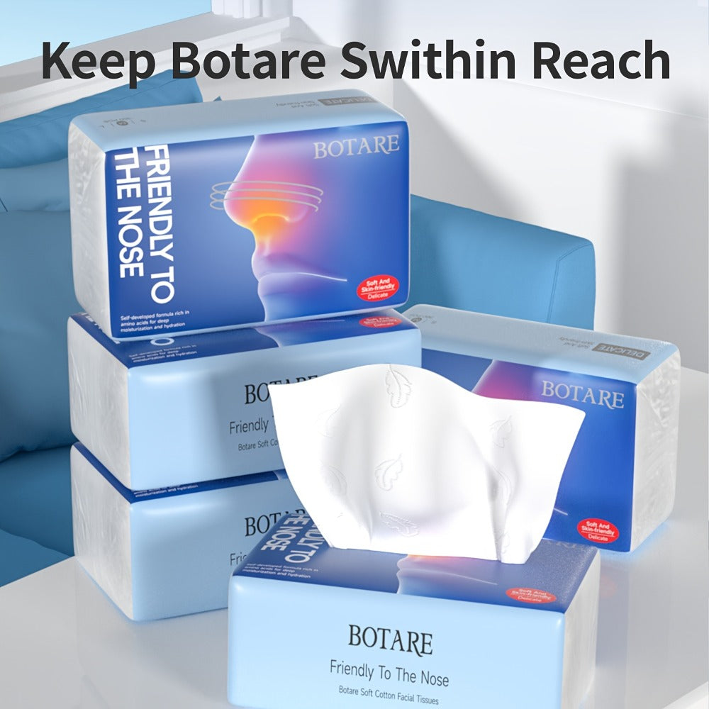 Facial Tissue 20 Packs ¨C Dry & Wet Use, Sensitive Skin Safe, Absorbent Soft Tissues for Home Kitchen Bathroom Travel