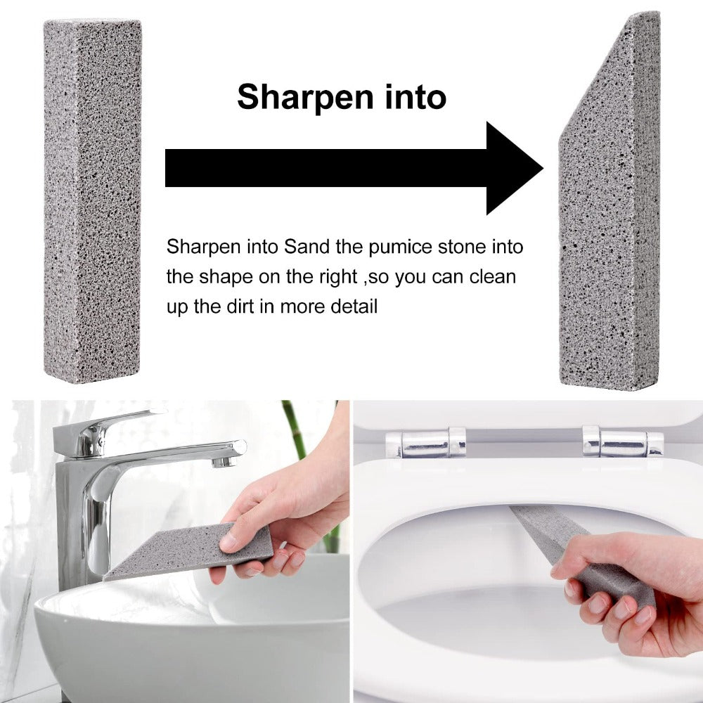 36 Pack Pumice Stones Toilet Bowl Cleaner Stick ¨C Heavy-Duty Scouring Pad for Bathtub, Kitchen Sink, Grill & Household Cleaning