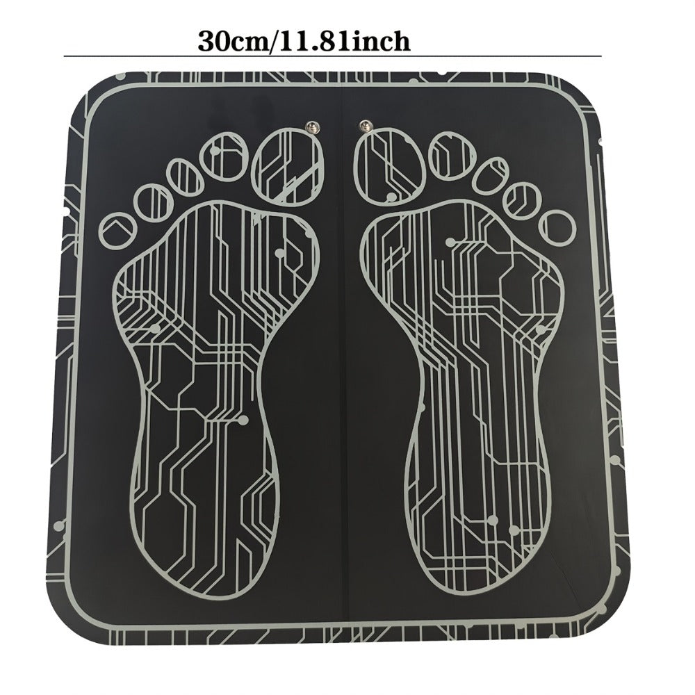 EMS Foot Massager Pad with TENS Therapy ¨C Portable Electric Foot Massage Machine, Reusable Pad, Multiple Mode Adjustment, Pain Relief for Plantar Fasciitis & Tired Feet