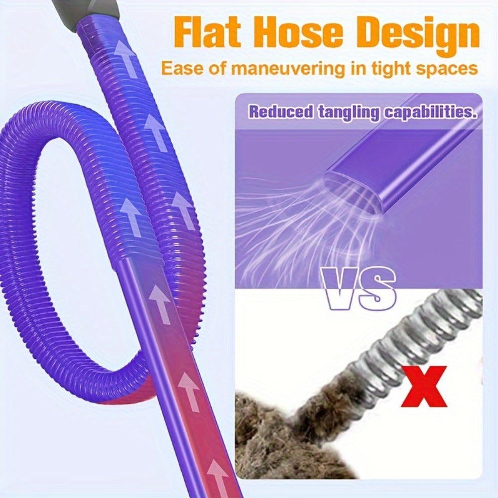 Dryer Vent Cleaner Kit Vacuum Hose Attachment for Dyson V15 V12 V11 V10 V8 V7 V6 ¨C Flexible Lint Remover Dryer Vent Cleaning Brush with Vacuum Attachment, Reduces Fire Hazard