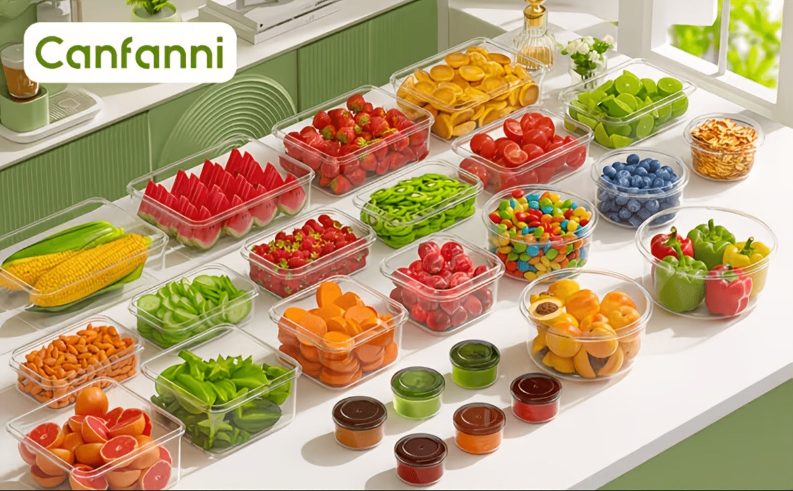 Food Storage Containers with Flip Top Lids - Leak Proof Microwave and Dishwasher Safe Plastic Lunch Boxes for Pantry Travel and Outdoor Use, Large Capacity Sets of 28, 44 or 54 Pieces with Labels and Marker Included