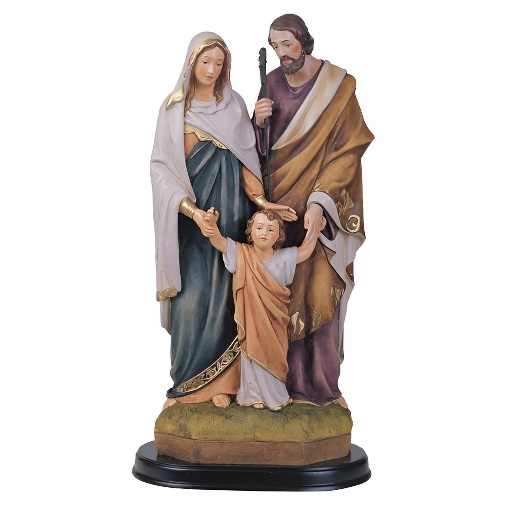 Holy Family Figurine Statue 12¡± H ¨C Polyresin Religious Sculpture Ornament for Home Decor, Living Room, Office & Collectible Gift for Christmas, Easter, Birthdays & Housewarming