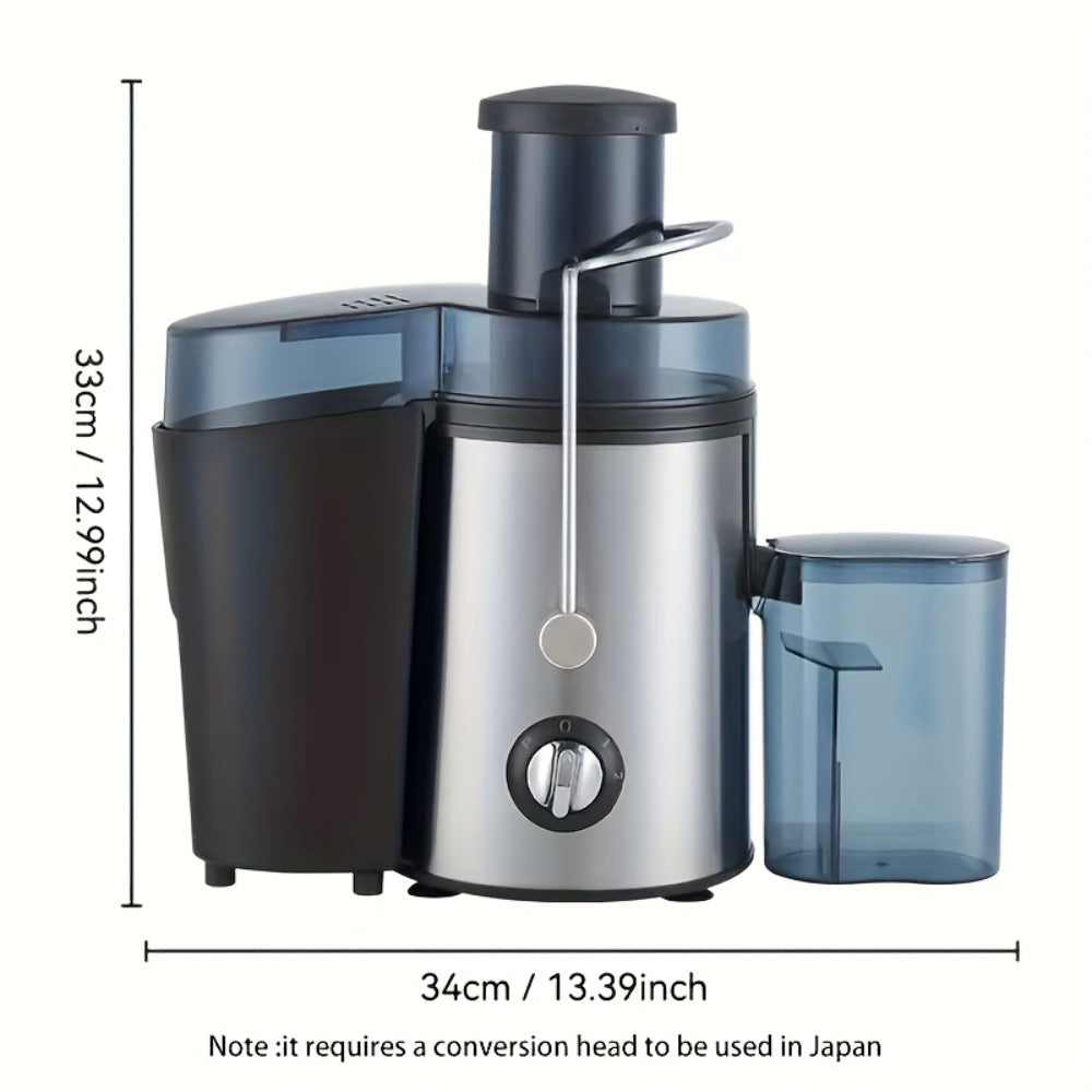 Centrifugal Juicer Machine with 3-Inch Wide Mouth ¨C 22000RPM Dual-Speed Fruit & Vegetable Juice Extractor, Multifunctional Blender & Food Processor, Detachable Easy-Clean Design with Overheat Protection