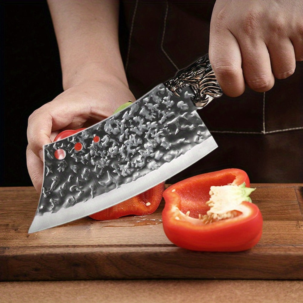 Kitchen Knife Set 3/7pc Professional Chef Knife Set with Butcher Boning Scissors | Stainless Steel Cooking Knives for Home Hotel Camping