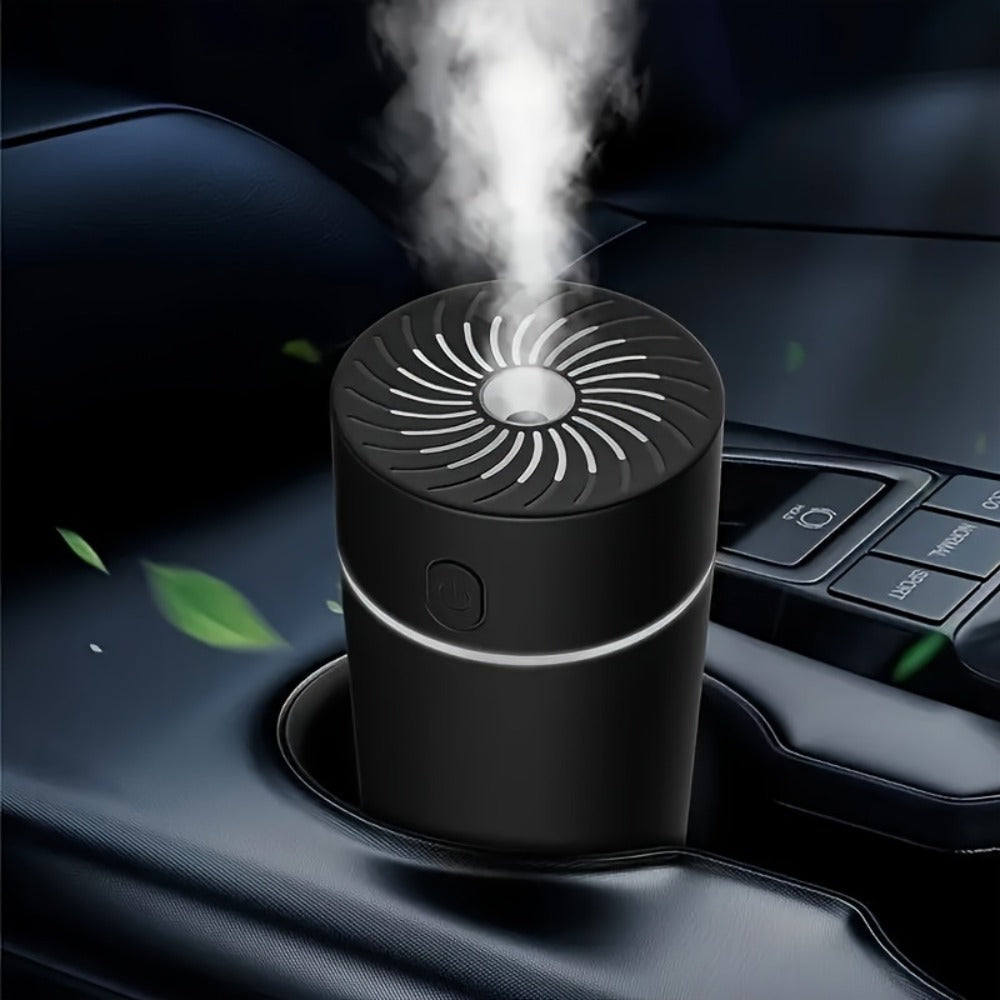 USB Cool Mist Humidifier with Color-Changing Night Light, Portable Desktop Car Aromatherapy Humidifier Nano Fine Mist Facial Steamer, Filter-Free Continuous Intermittent Atomization for Bedroom Office Travel