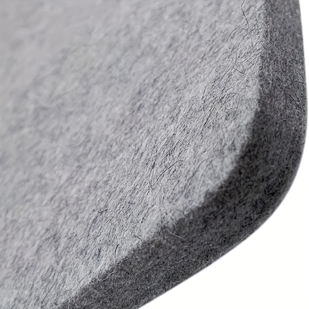 Ironing Pad Heat Resistant Felt Ironing Mat Non-Slip Portable Ironing Board Cover for Tabletop Countertop Quilting Sewing Laundry Steaming Apartment Dorm Dark Gray
