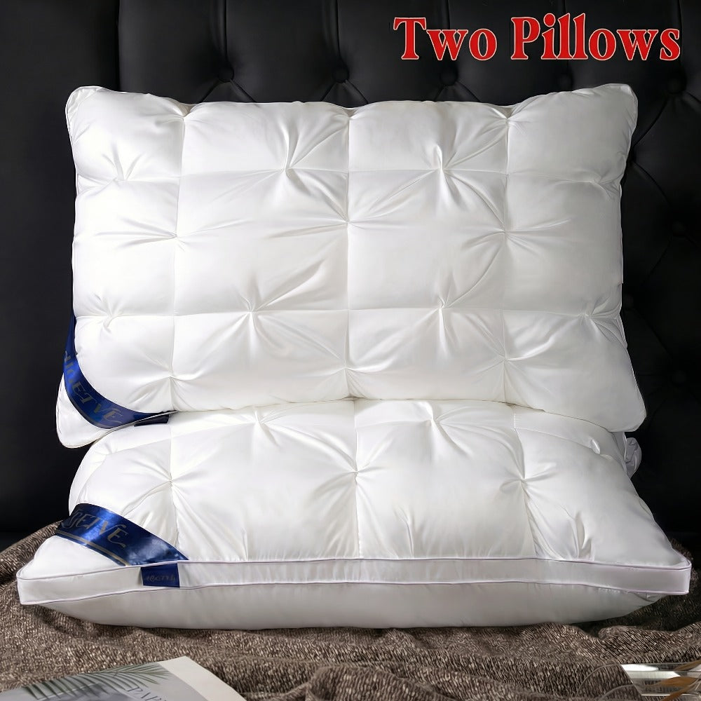 Pillows 2 Pack Queen King Size ¨C Luxury Hotel Quality Deep Sleep Neck Support Pillow High Fluffiness Soft Breathable Fabric All Season Bed Pillow Set