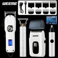 Men's Grooming Gift Box Set ¨C Dragon & Phoenix Design, 2/4pcs Kit with Shaver, Hair Clipper, Nose Hair Remover & T9 Detail Trimmer for Shaving, Hair Cutting & Nose Hair Removal