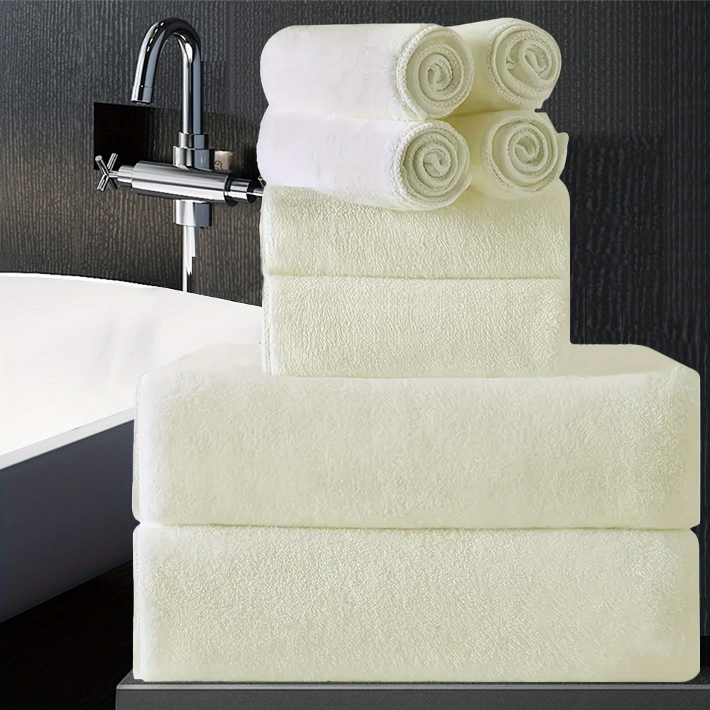 Extra Large Bath Towel Set 8 Piece 750GSM 35x70 Inch - Ultra Soft Luxury Thick Lightweight Highly Absorbent Fast Dry Oversized Bath Sheet | 15 Colors | Bathroom Gym Daily Use Adult