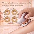 Electric Hair Remover for Women Portable Body Shaver USB Rechargeable Painless Hair Removal for Face Arms Legs Underarms Bikini Area Compact Travel Home Use Pink