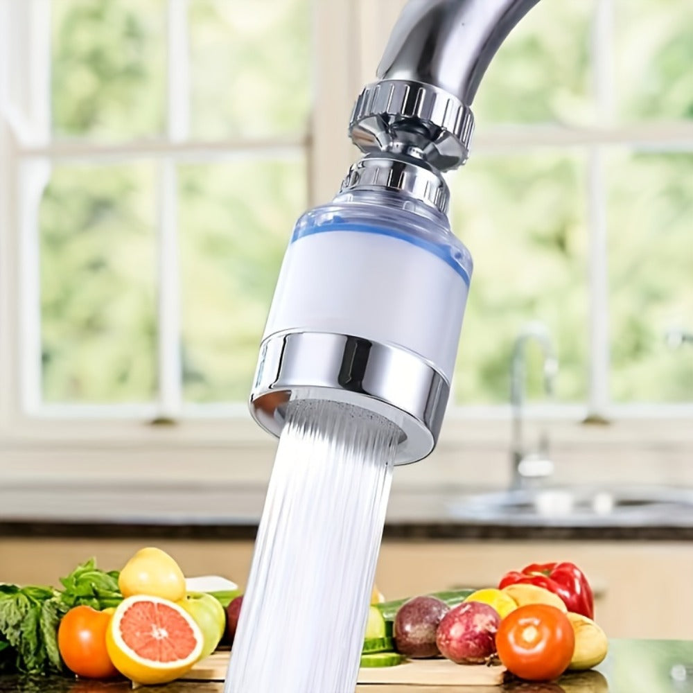 Faucet Aerator 360¡ã Rotating Sink Filter ¨C Universal Pressurized Spray Head for Kitchen & Bathroom, Adjustable Water Flow, Easy Install, Transparent Filter, Multi-Pack Options