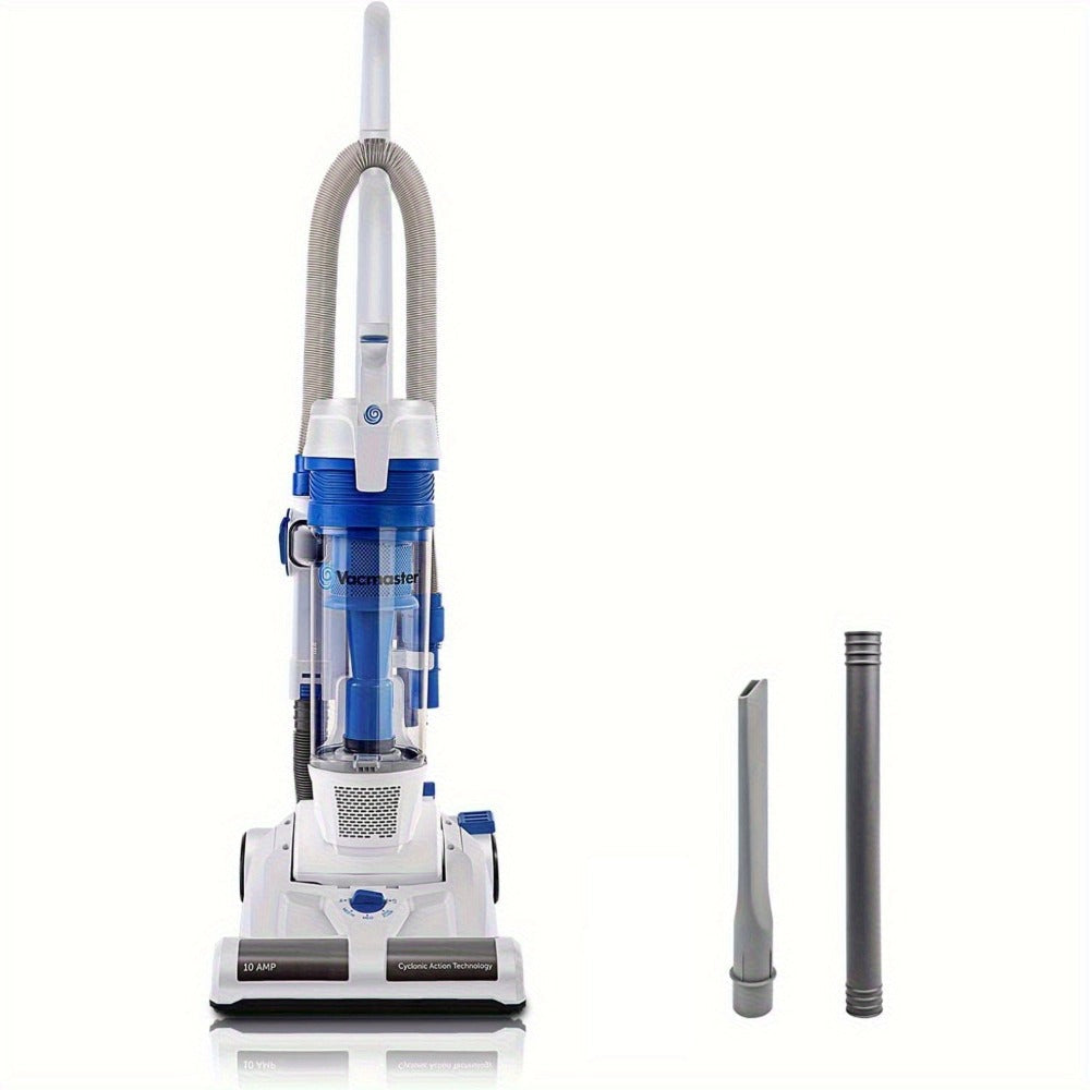 Upright Bagless Vacuum Cleaner with 20ft Cord 13in Cleaning Path Powerful Suction for Carpet Hard Floor Pet Hair Home