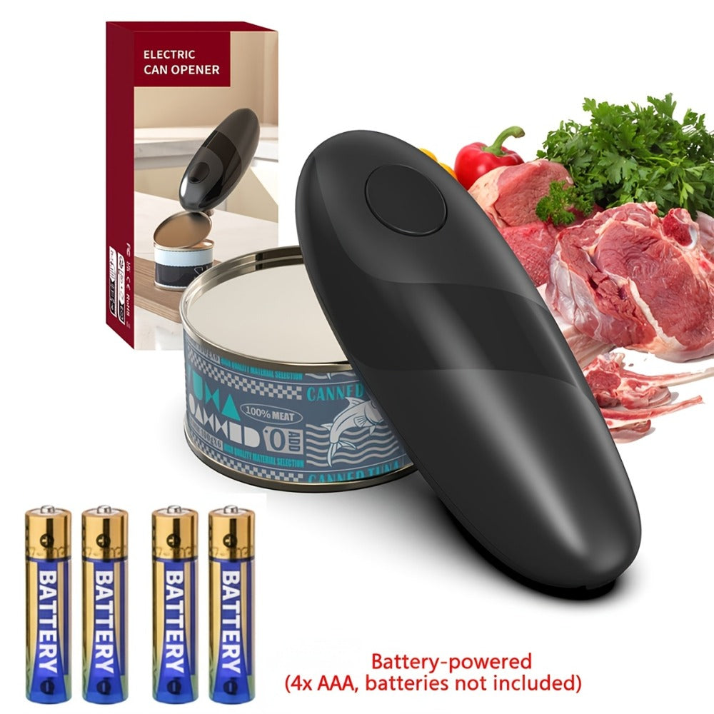 Electric Can Opener One-Touch Automatic ¨C USB Rechargeable, Smooth Edge Safety, Auto Power-Off, Cordless for Kitchen, Camping & Seniors