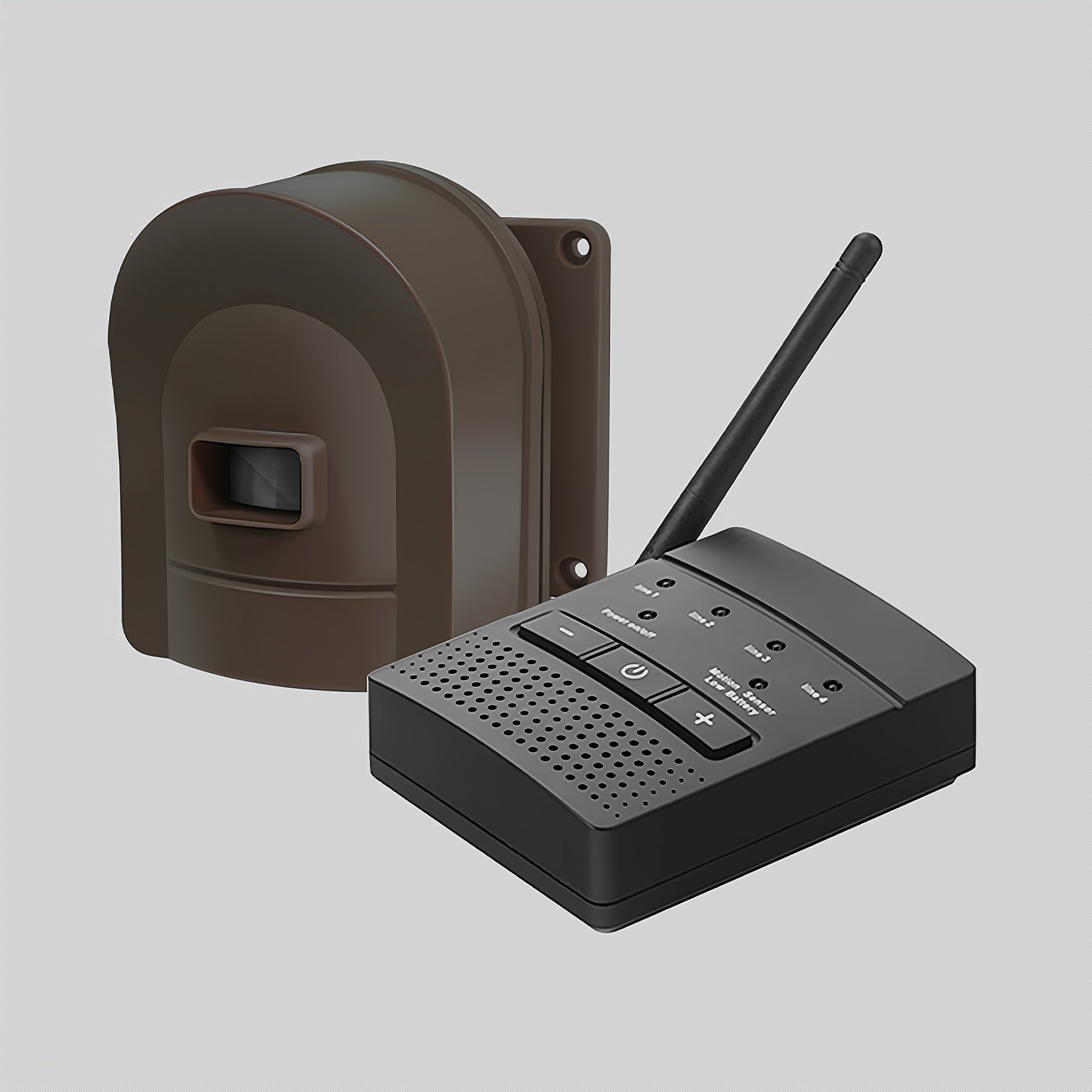 Driveway Alarm Wireless Sensor System 1/2 Mile Range ¨C Motion Sensor Detector for Home, Mailbox & Perimeter Security, Battery Operated, 38 Ringtones