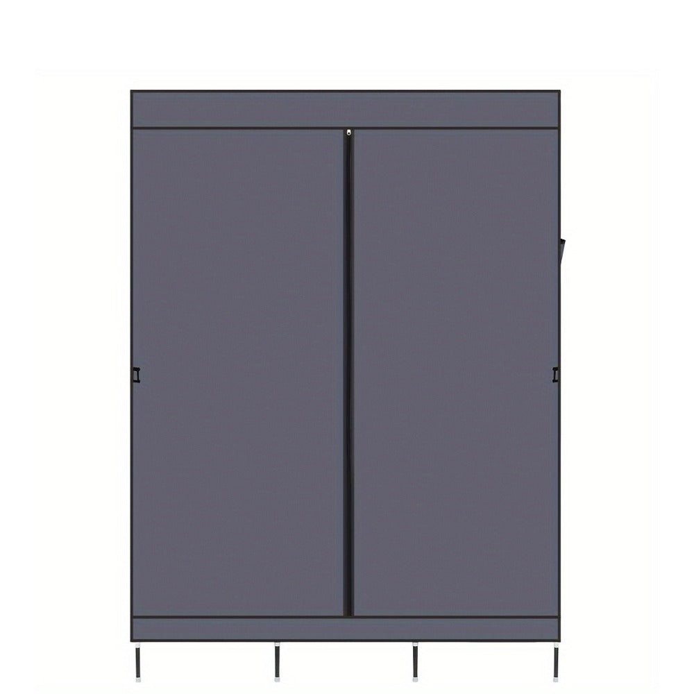 Portable Closet Wardrobe Organizer 71¡± Clothes Rack with Shelves, Freestanding Bedroom Storage Closet System