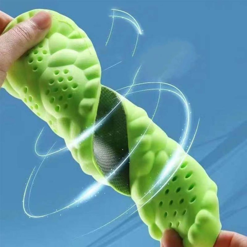 Shoe Insoles for Men & Women - 4 Pairs Cushioning Inserts Ultra-Soft Foam Footbed, Sweat-Proof Arch Support, Cloud Feel Comfort for Sneakers, Boots & Casual Shoes (Sizes 35-46)