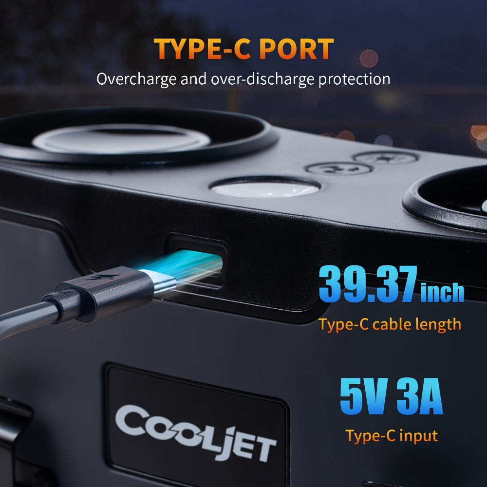 Portable Waist Fan 20000mAh ¨C Dual Vent 7W Brushless Motor, 10 Speed Levels, 4 Wearing Modes, LED Digital Display, USB-C Charging, Wearable Neck & Waist Cooling Fan for Outdoor Camping Hiking Fishing