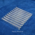 Borosilicate Glass Straws 10pcs Reusable Clear 12mm Wide, Heat Resistant 150¡ãC Dishwasher Safe, Glass Drinking Straws for Hot Cold Drinks Coffee Tea Smoothies Juice, 3 Sizes Available