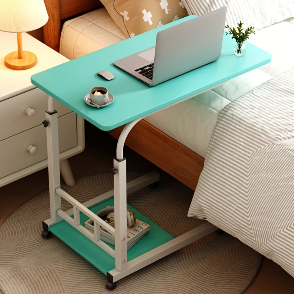 Bedside Table with Wheels Adjustable Height ¨C Multi-Style Nursing Care Table for Elderly & Patients | Single & 3-Tier Rolling Overbed Dining Table, Home Medical Convalescent Furniture, 13 Styles