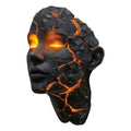 3D Wall Lamp Shattered LED Night Light Broken Face Moving Effect ¨C Gothic Plug-In Wall Decor Light for Bedroom, Living Room, Bar, Cafe & Game Room, Unique Home Lighting Gift