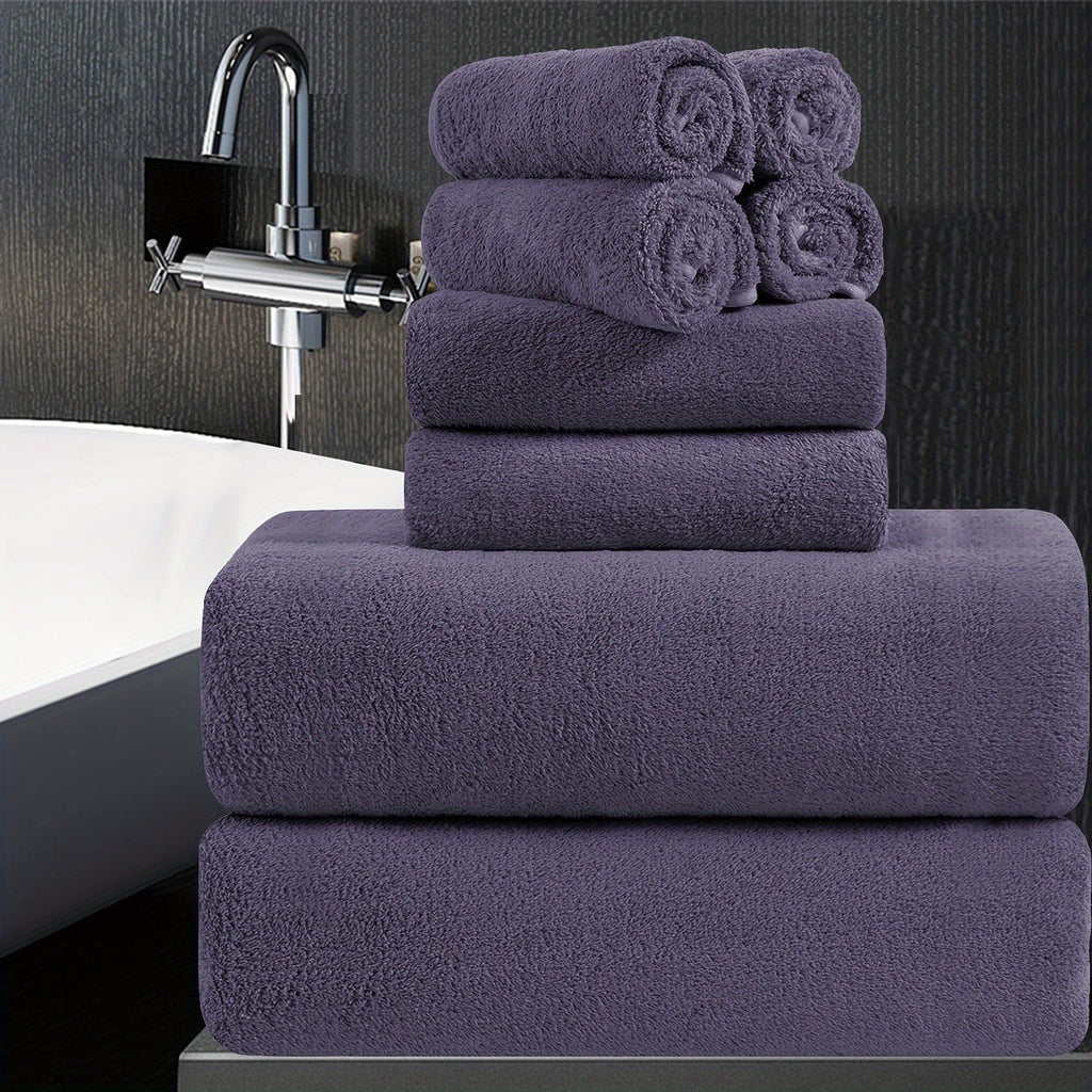Extra Large Bath Towel Set 8 Piece 750GSM 35x70 Inch - Ultra Soft Luxury Thick Lightweight Highly Absorbent Fast Dry Oversized Bath Sheet | 15 Colors | Bathroom Gym Daily Use Adult