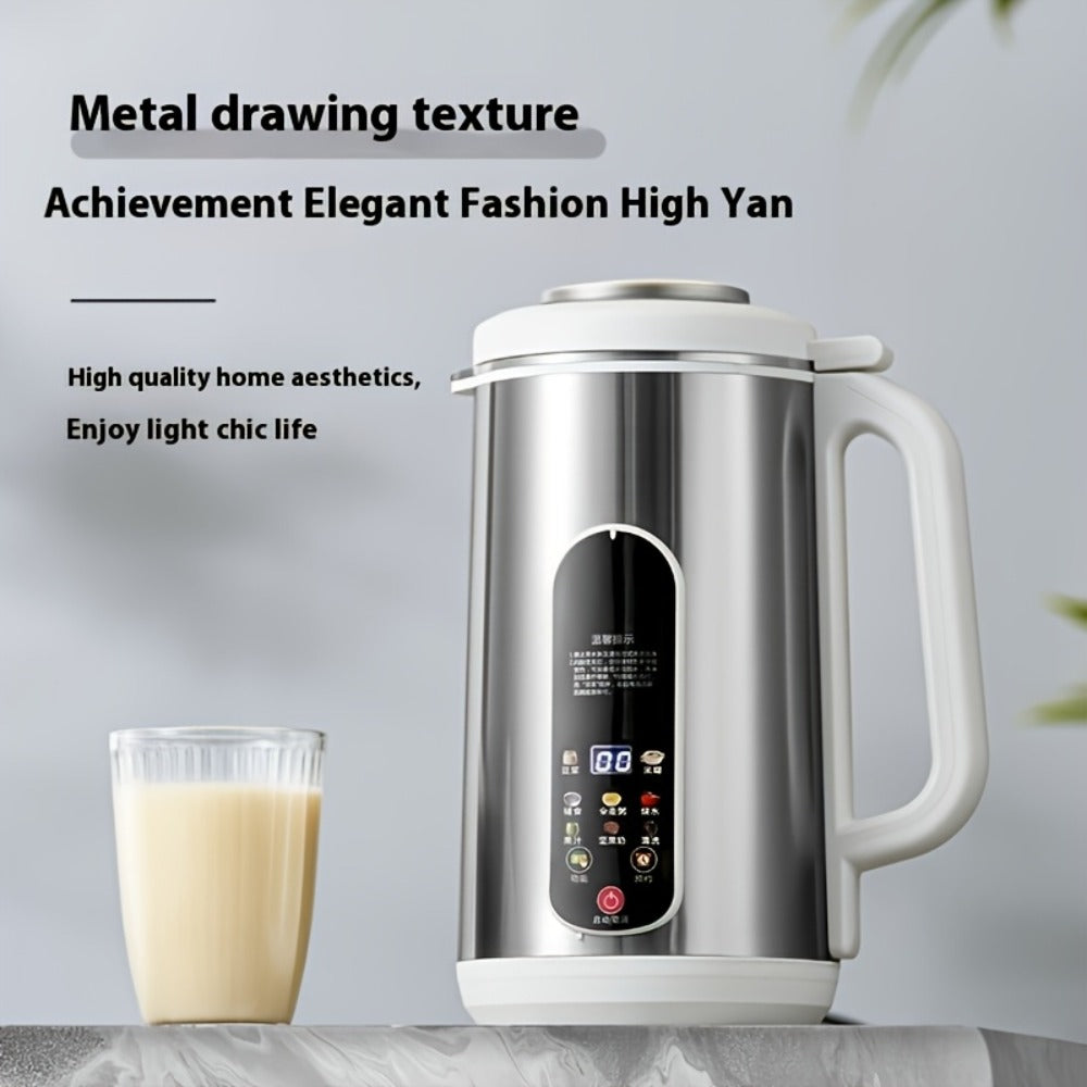 Soy Milk Maker Machine 40oz ¨C 800W Stainless Steel Nut Milk, Soup & Juice Blender with 24-Hour Timer, Auto-Clean & Touch Control