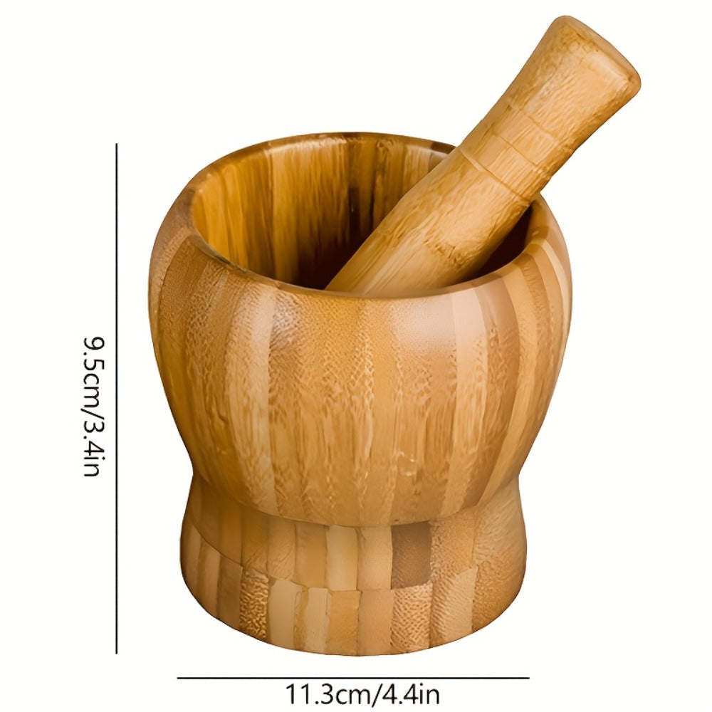 Garlic Crusher Grinding Bowl Food-Grade Multi-Functional Mortar for Garlic, Herbs & Pepper ¨C Easy to Clean Durable Kitchen Tool