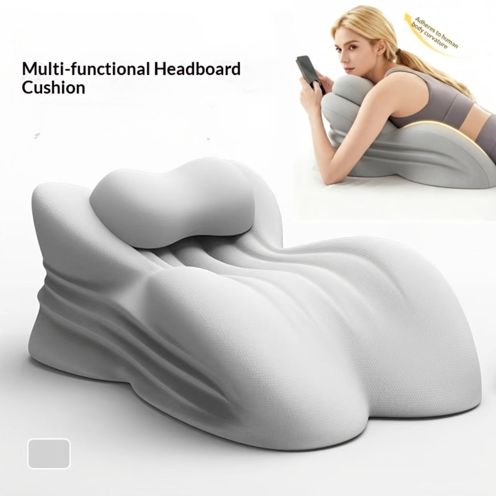 Wedge Pillow Memory Foam ¨C Ergonomic Cervical & Lumbar Support for Stomach, Side & Back Sleepers | Breathable Removable Washable Cover, Multi-Use for Sleep, Office & Reading, Great Gift for Couples