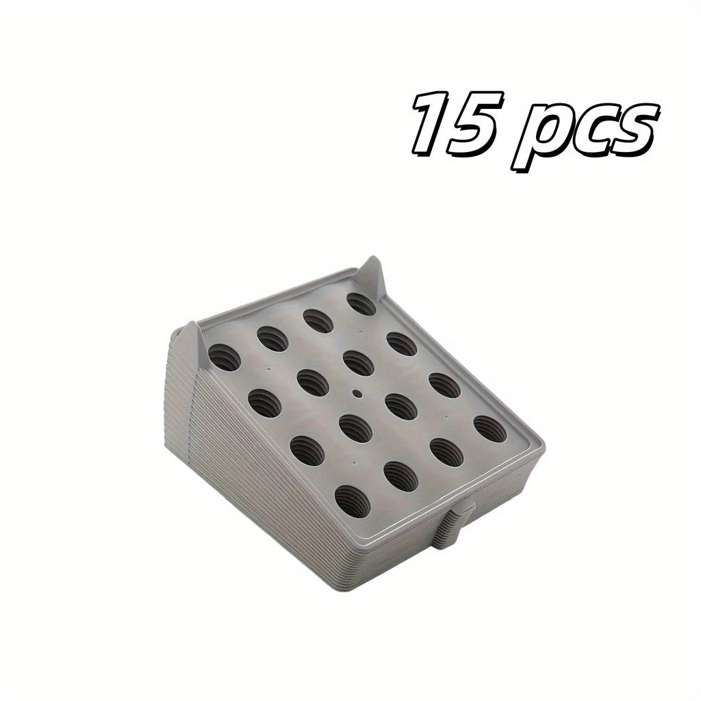 Foldable Stackable Clothes Folding Board Organizer for Shirts Pants Dresses ¨C Heavy-Duty Plastic, Space-Saving, Easy-Clean (15 or 30 pcs)