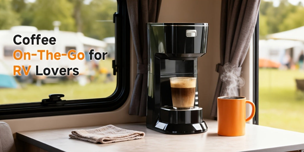 Coffee Maker One-Button Compact Specialty Coffee Machine ¨C Fast Home Brewing, Space-Saving Countertop Design, Barista-Style Results, Available in Black & White