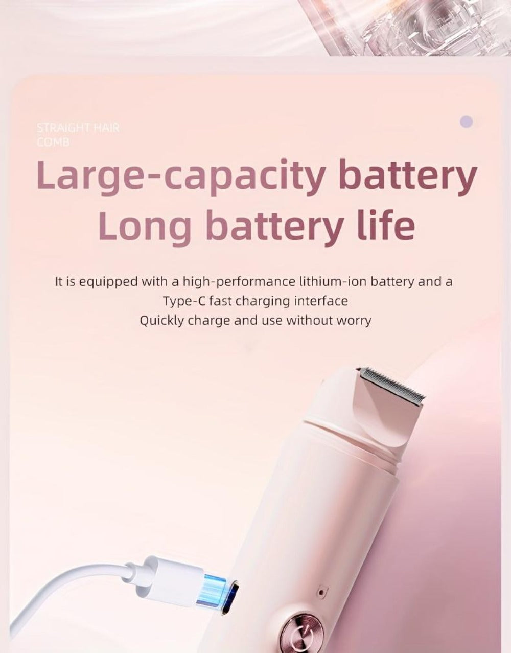 Electric Epilator for Women Double Head USB Rechargeable Painless Hair Removal Shaver Bikini Trimmer Body Private Area Grooming Device