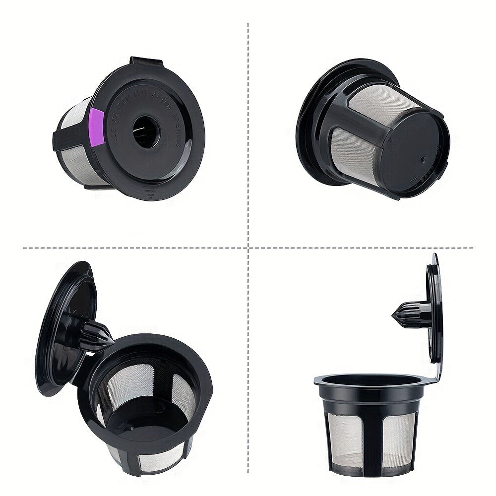 Reusable K-Cup Coffee Pods for Keurig 1.0 & 2.0, Refillable K-Cup Filters Universal Fit, Eco-Friendly Reusable Coffee Pod Filters, 6 Colors, Use Any Ground Coffee