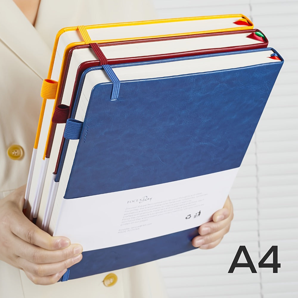 A4 Hardcover Lined Journal Notebook 320 Pages, Faux Leather College Ruled Notebook with 100GSM Thick Pages, 8.5x11 Large Writing Journal for Women Business School