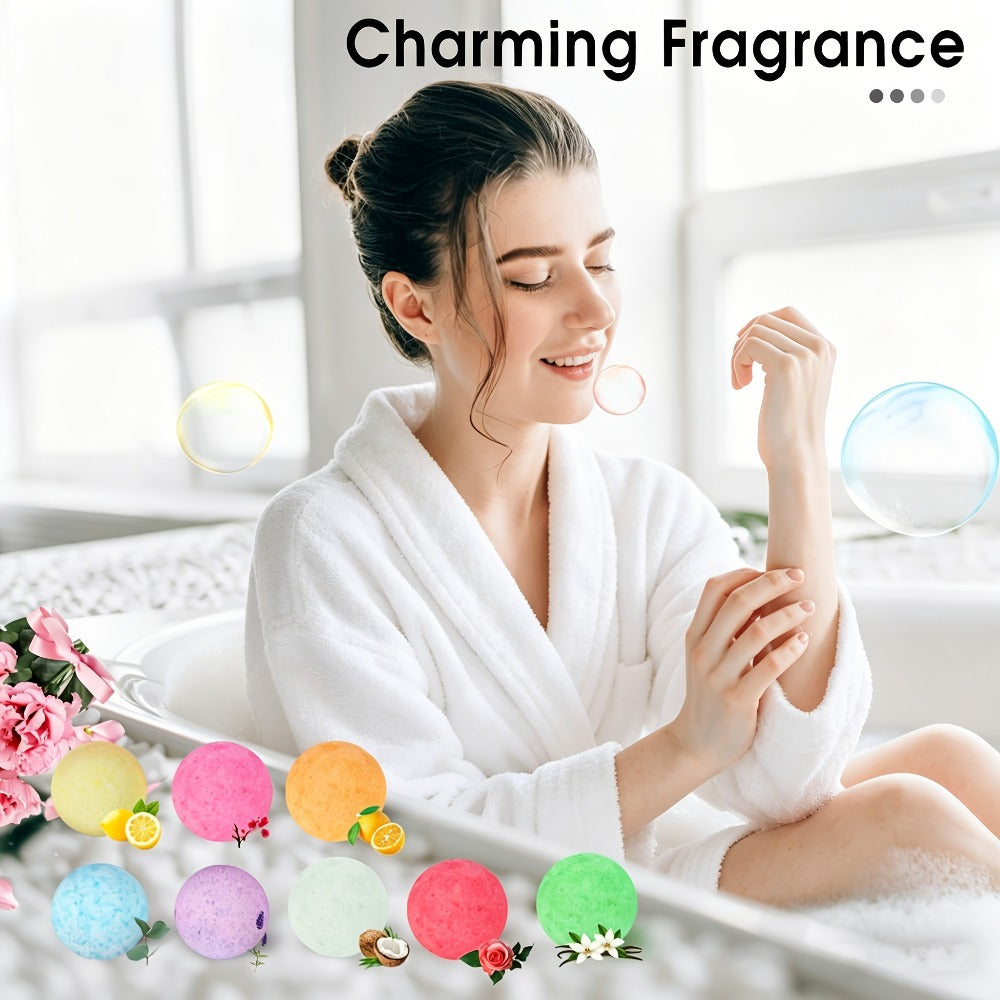 Bath Bombs Gift Set 23pcs Handmade Bubble Bath Fizzes with Essential Oils for Women Wife Girlfriend Birthday Christmas Valentine Anniversary