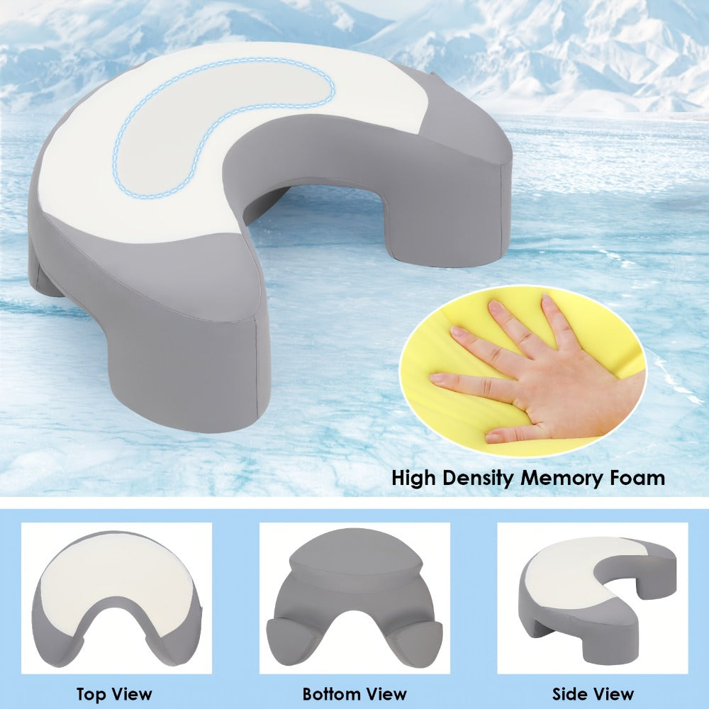 Ergonomic Cervical Pillow C-Shaped Neck Support Side Back Sleepers