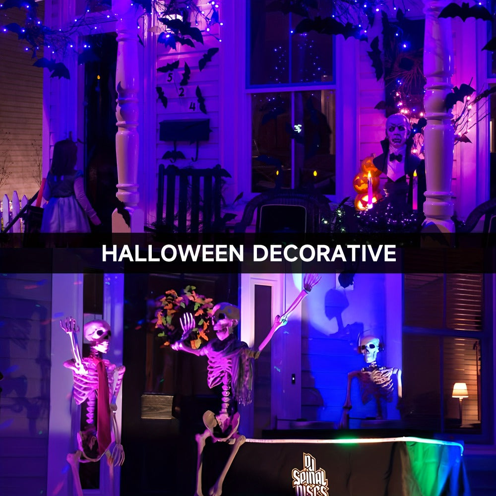 UV Black Light Bulbs 12W LED UVA 385-400nm - Glow in the Dark Party Blacklight Bulb for Halloween, Christmas, Body Paint & Fluorescent Decor, E26 Base