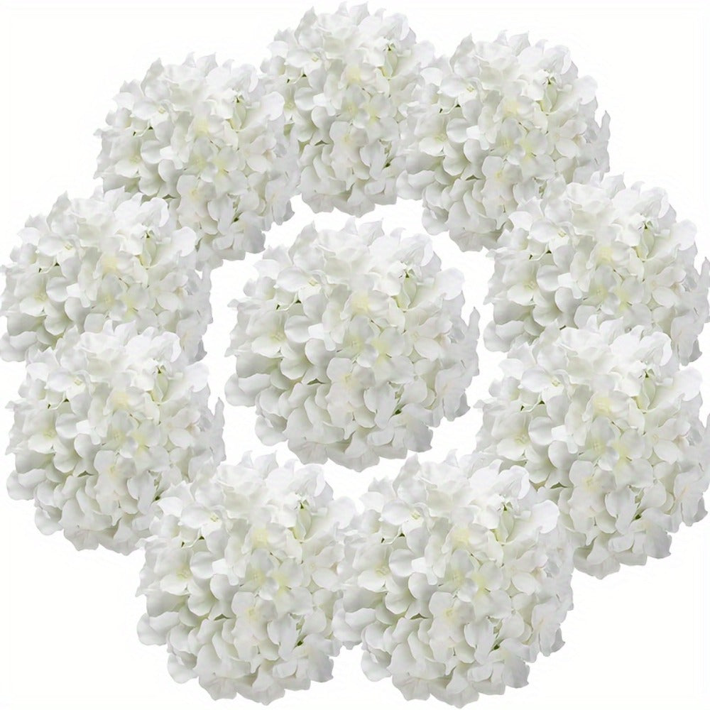 Artificial Hydrangea Flowers with Stems 60 Pack ¨C Fake Hydrangea Flower Heads for Wedding Centerpieces, Bouquets, DIY Home Decor, Garden & Party Arrangements | Realistic Silk-Look Floral Decor