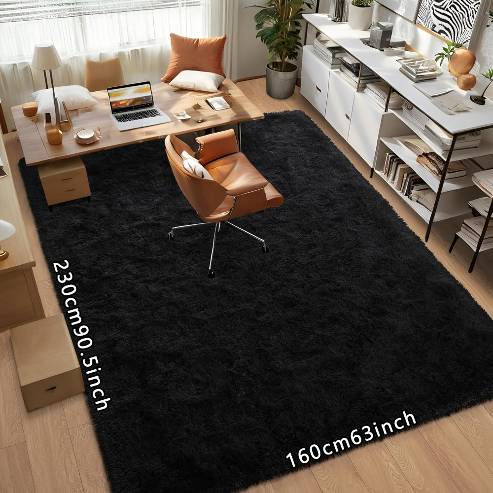 Tie Dye Plush Area Rug - Ultra Soft Thick Fluffy Durable Carpet for Living Room & Bedroom | Easy Care Portable Sofa & Coffee Table Floor Mat | Holiday Home Decor Gift Rug 63¡±x90¡± Multiple Colors