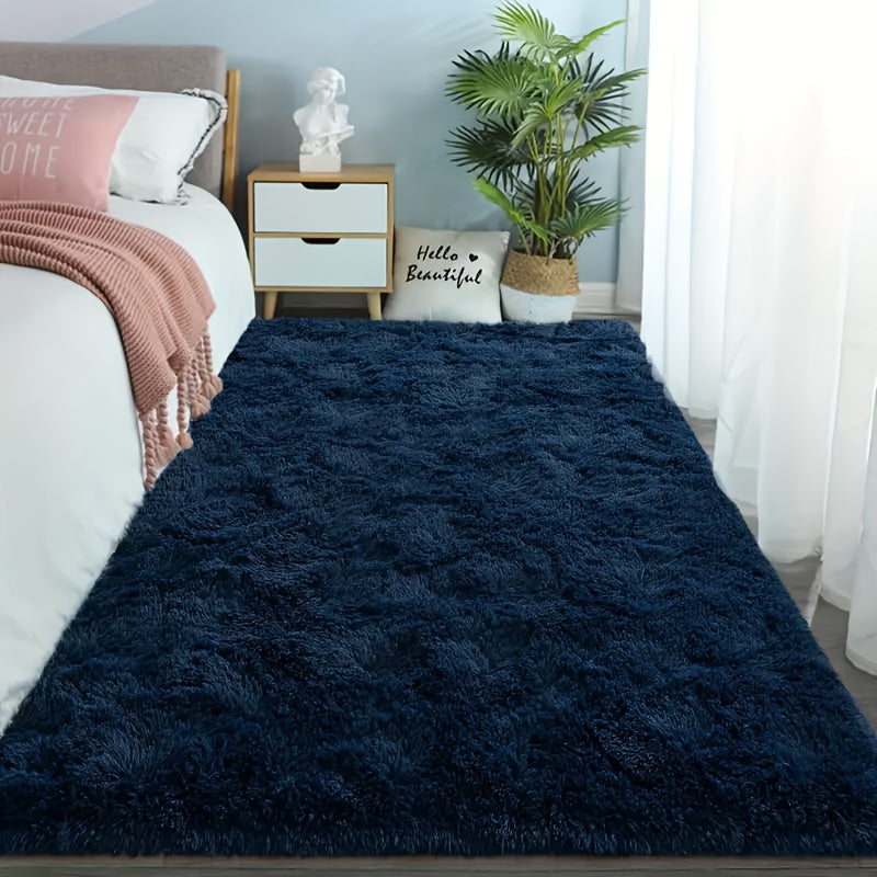 Shaggy Area Rug Soft Plush Fuzzy Carpet Non-Slip Tie-Dye Design for Bedroom Living Room Nursery Dorm ¡ª Pet Friendly Machine Washable Multiple Sizes & Colors